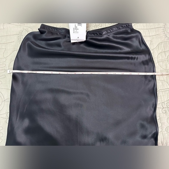 NEW Dodo Bar Or Black Silk Axl Skirt Sz Italian 38 Small Flaws - Picture 6 of 10